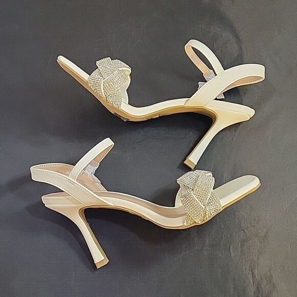 BRAND NEW TOP MODA  HEEL RHINESTONES EMBELLISHMENTS ANKLE STRAP SQUARE T… - Picture 10 of 16